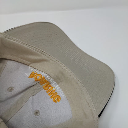 Roaring Springs Water Park Strapback Hat Tan One Size Port & Company