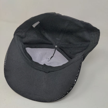 Unbranded Men's Snapback Hat Black Adjustable 3D New York Logo