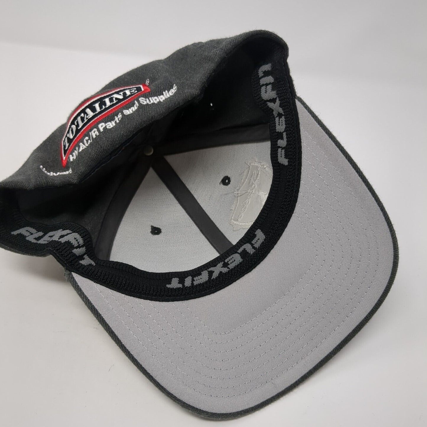 Sigler Idaho Fitted Hat Gray S-M Embroidered Totaline Flexfit Yupoong