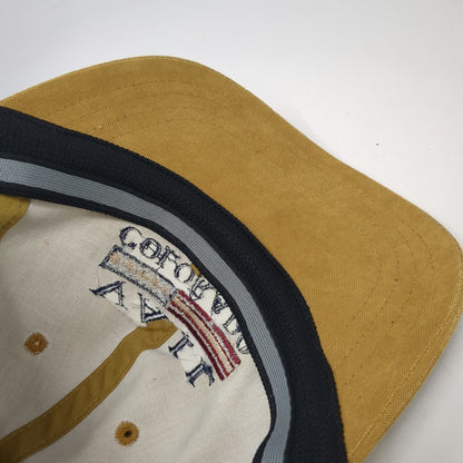Imperial Baseball Cap Brown One Size Vail Colorado American Flag Slideback Hat
