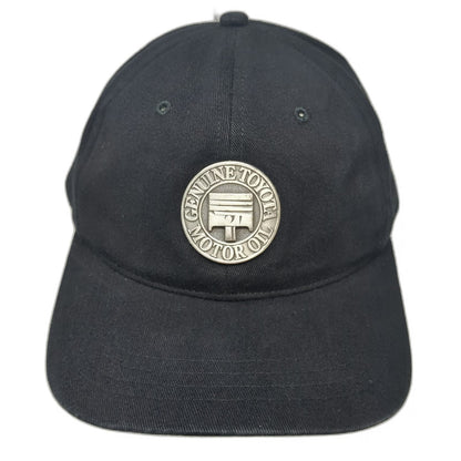 KP Baseball Cap Black One Size Toyota Motor Oil Piston Metal Medallion Hat