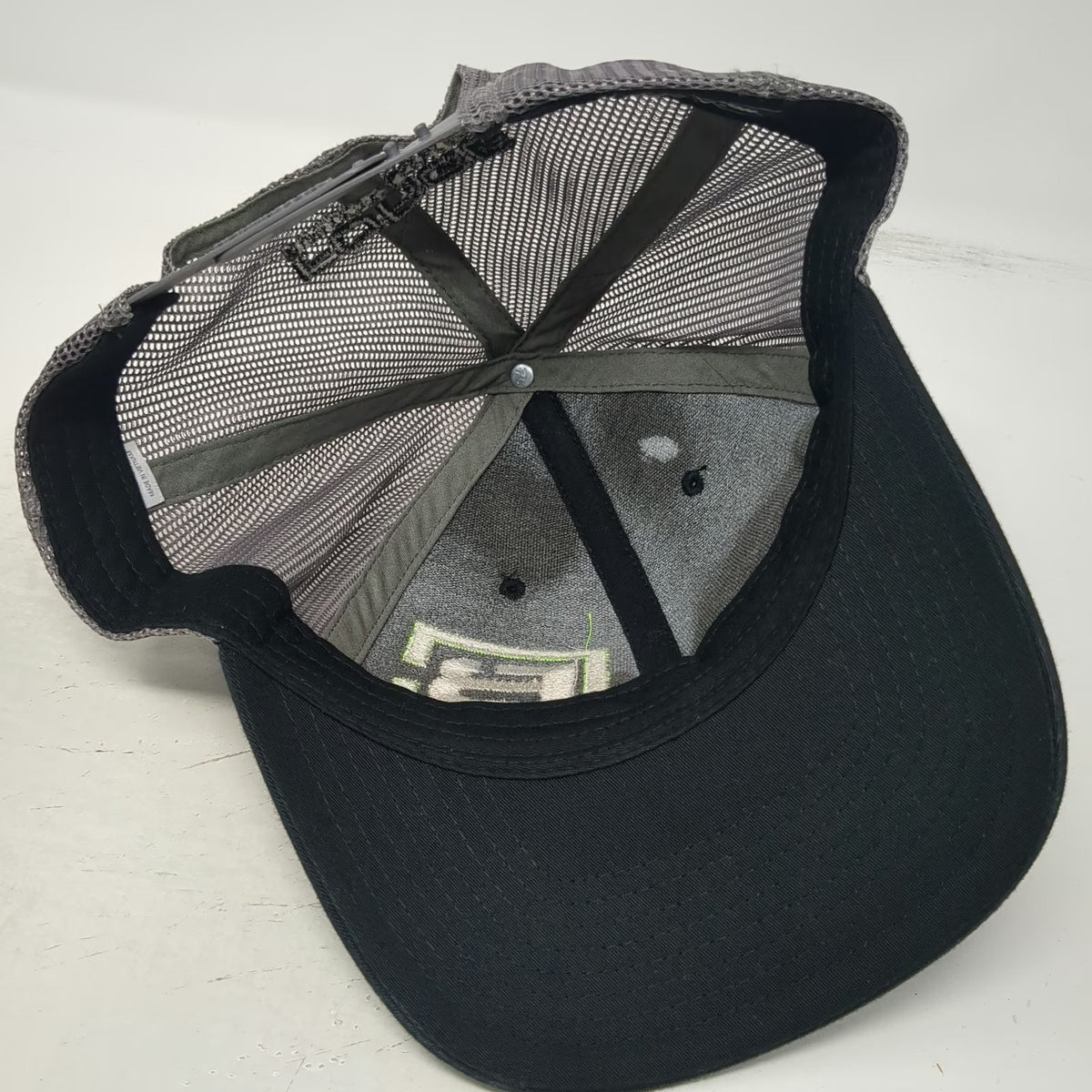 Richardson Trucker Hat Black One Size Mesh Back Snapback FB Force Building