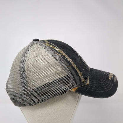 Browning Snapback Mesh Back Trucker Hat Camo One Size Embroidered Logo