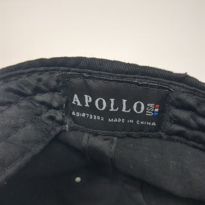 Beau Rivage Slideback Hat Black One Size Adjustable Embroidered Apollo