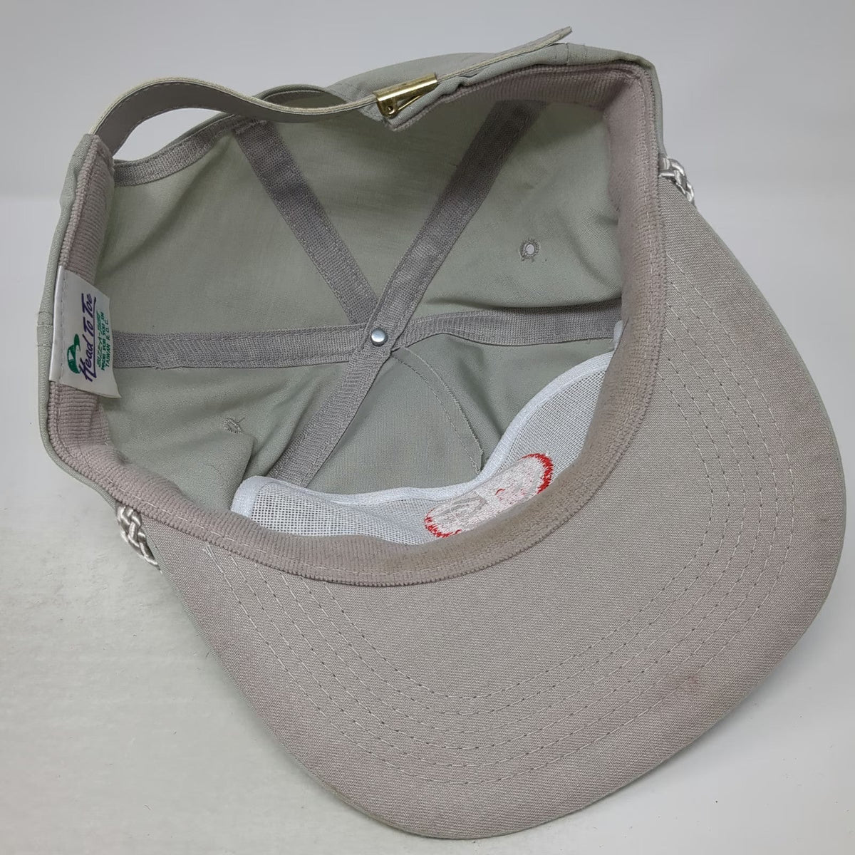 Head To Toe 5 Panel Gray Hat One Size Rope Western Aircraft MKO Logo Slideback