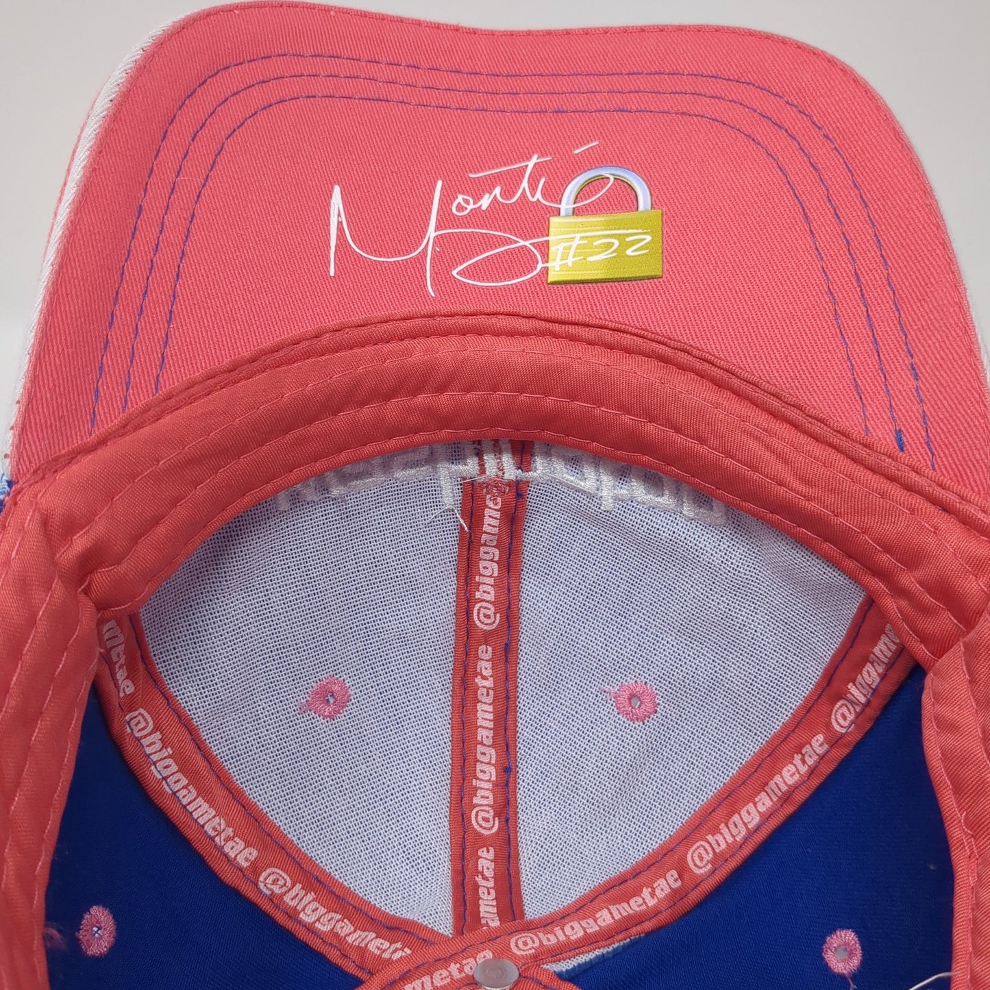 Washington Monti #22 Snapback Cap Multicolor One Size Adjustable Embroidered