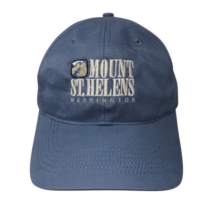 Mount St. Helens Washington Slideback Hat Blue OS Adjustable Gear For Sports
