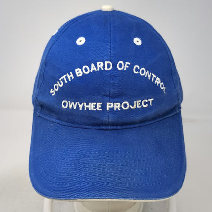 OTTO Baseball Cap Blue One Size Strapback South Board of Control Owyhee Project