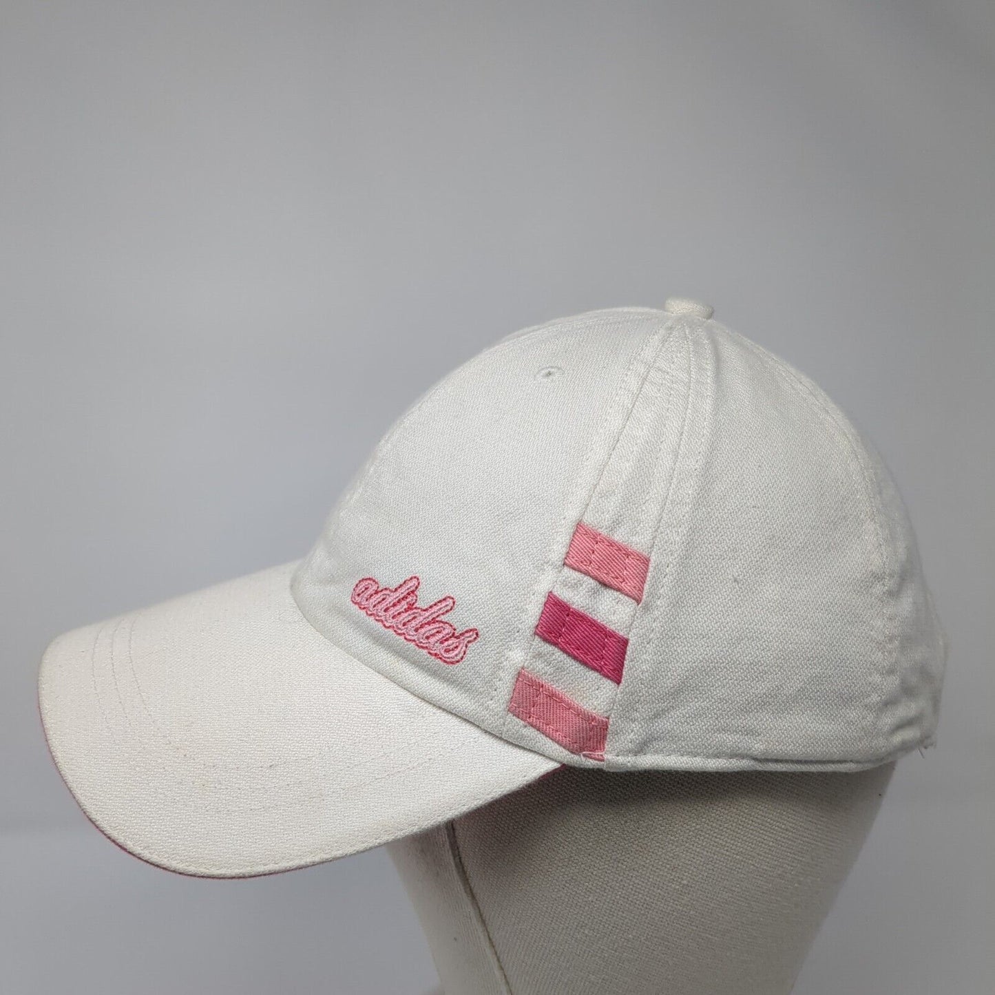 Adidas Climalite Strapback Hat White One Size Adjustable Embroidered Cotton