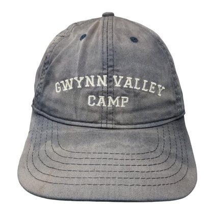 Gwynn Valley Camp Slideback Hat Blue One Size Embroidered 6 Panel