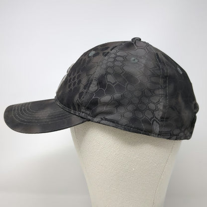 Kryptek Baseball Cap Black Gray OSFM Spartan Helmet Typhon Camo Strapback Hat