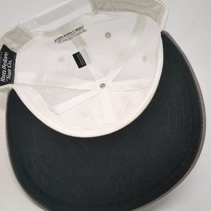 Run Before the Sun Co. Trucker Hat White One Size Hustle Is Real Mesh Snapback