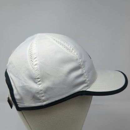Nike Baseball Cap White One Size Featherlight Dri-Fit Strapback Running Hat