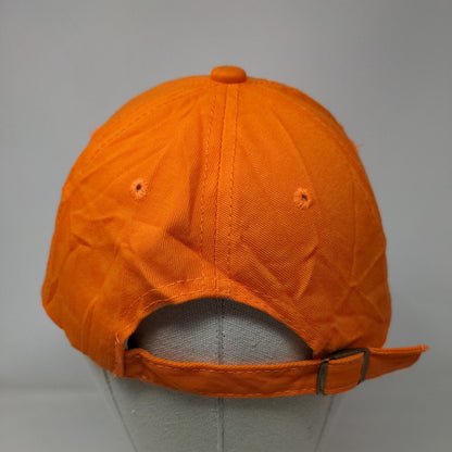Art Is For Everybody Slideback Hat Orange Free Size 6 Panel Metal Ring