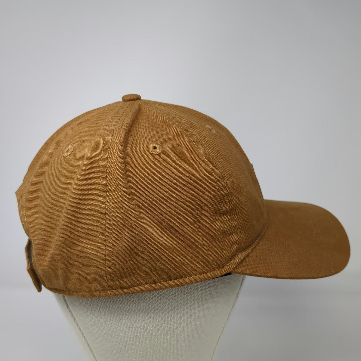 Carhartt Baseball Cap Brown One Size Strapback Canvas Adjustable Workwear Hat