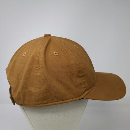 Carhartt Baseball Cap Brown One Size Strapback Canvas Adjustable Workwear Hat