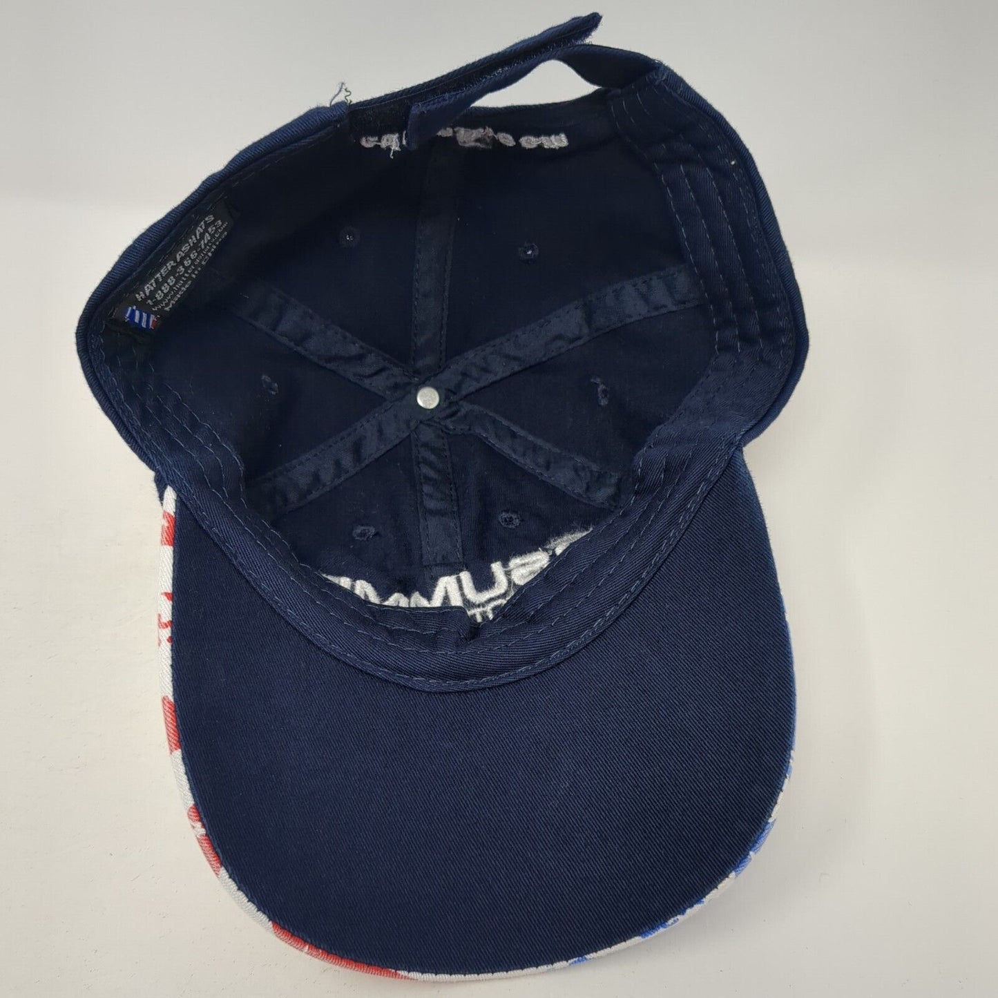 Summit Electric Supply Strapback Baseball Cap Blue One Size Adjustable Patriotic