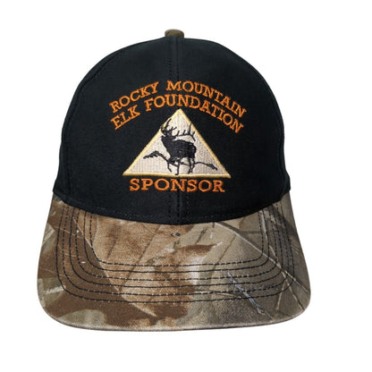 Rocky Mountain Elk Foundation Spondor Slideback Hat Multicolor OS Embroidered