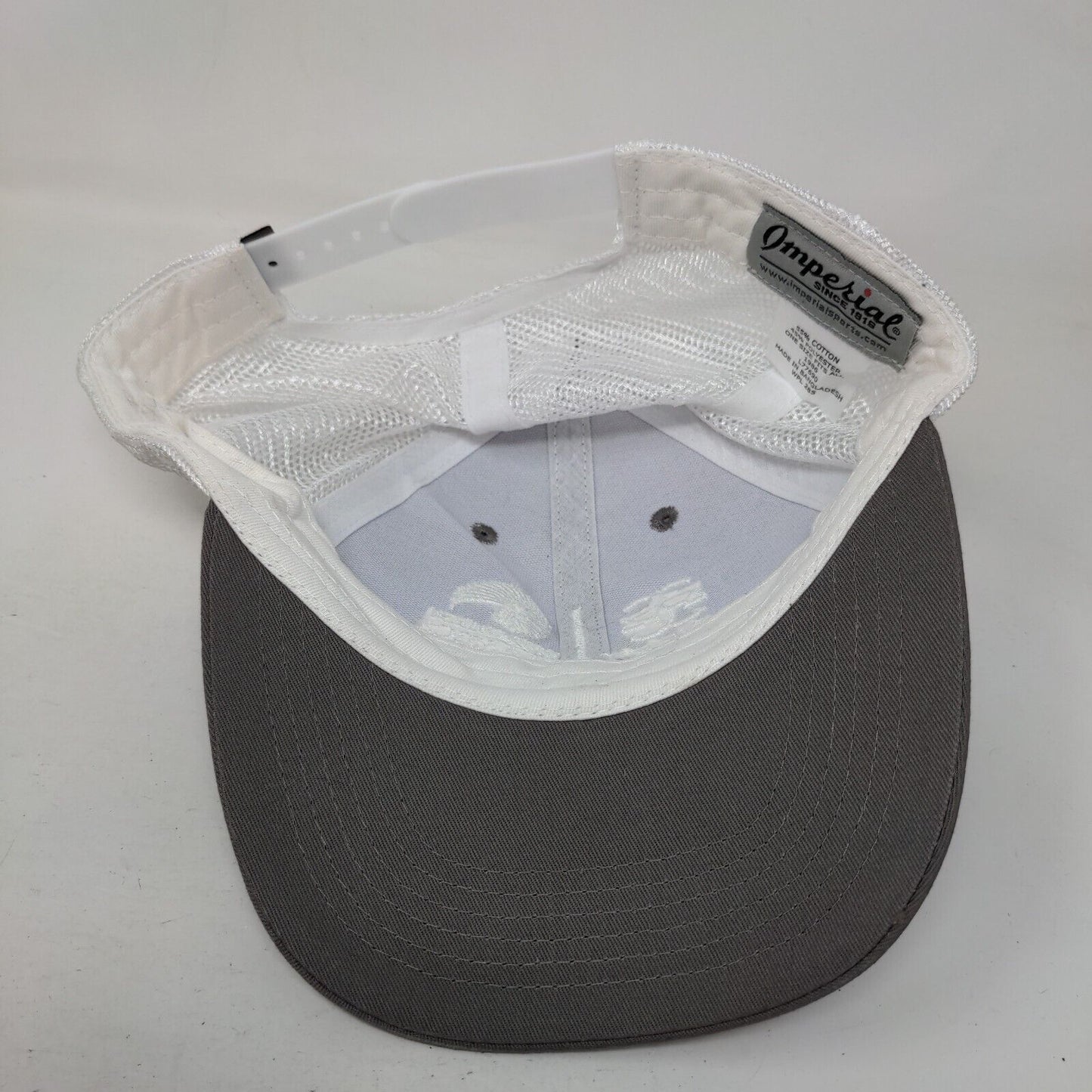 Gabby Summer Classics Snapback Trucker Hat Gray OSFA Adjustable Mesh Imperial