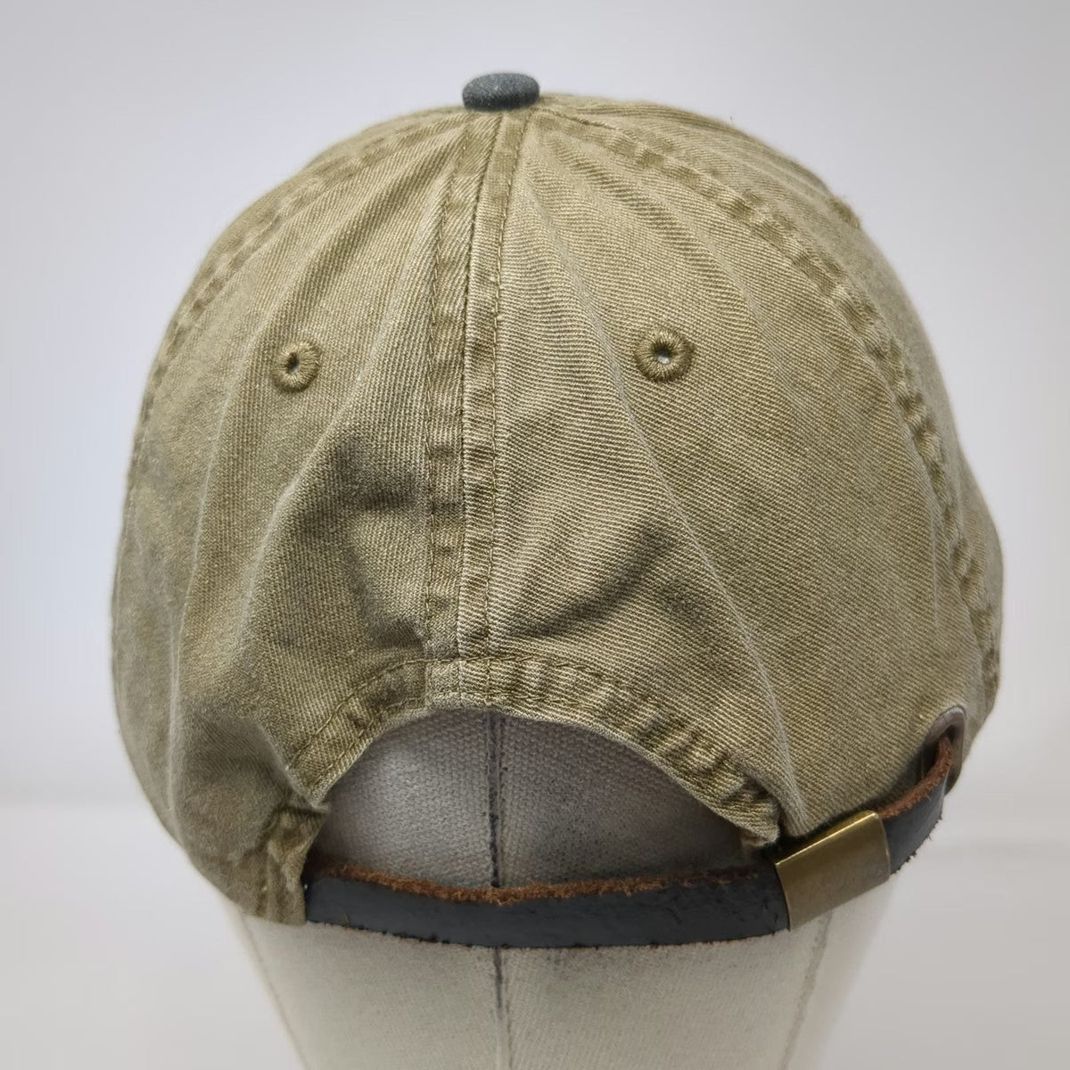 Baseball Cap Beige Gray One Size Camp Yawgoog 2018 Rockville RI Oars Hat