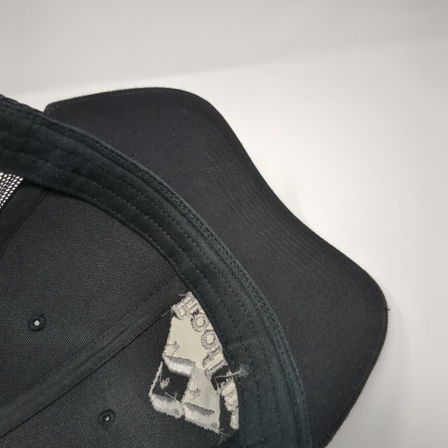 Roofline Supply & Delivery Snapback Trucker Hat Black OS Adjustable Mesh Back