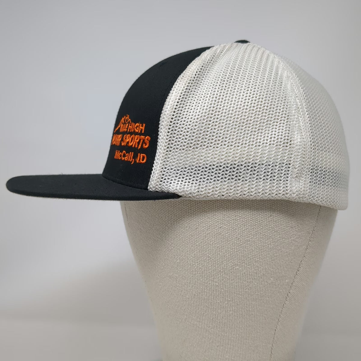 Port Authority Baseball Cap Black M Mesh Mile High Power Sports McCall ID Hat