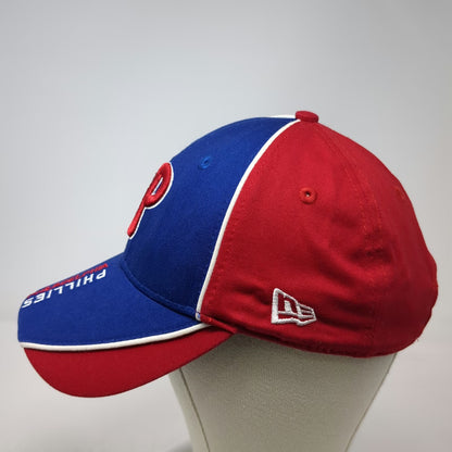 New Era Philadelphia Phillies MLB Baseball Cap Hat Blue Red One Size 9FORTY Logo
