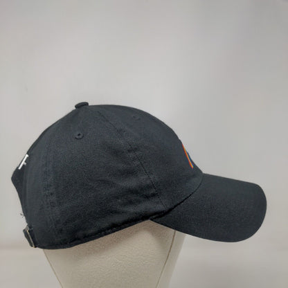 Rainbow Camp Slideback Hat Black OSFA Embroidered 6 Panel '47 Brand