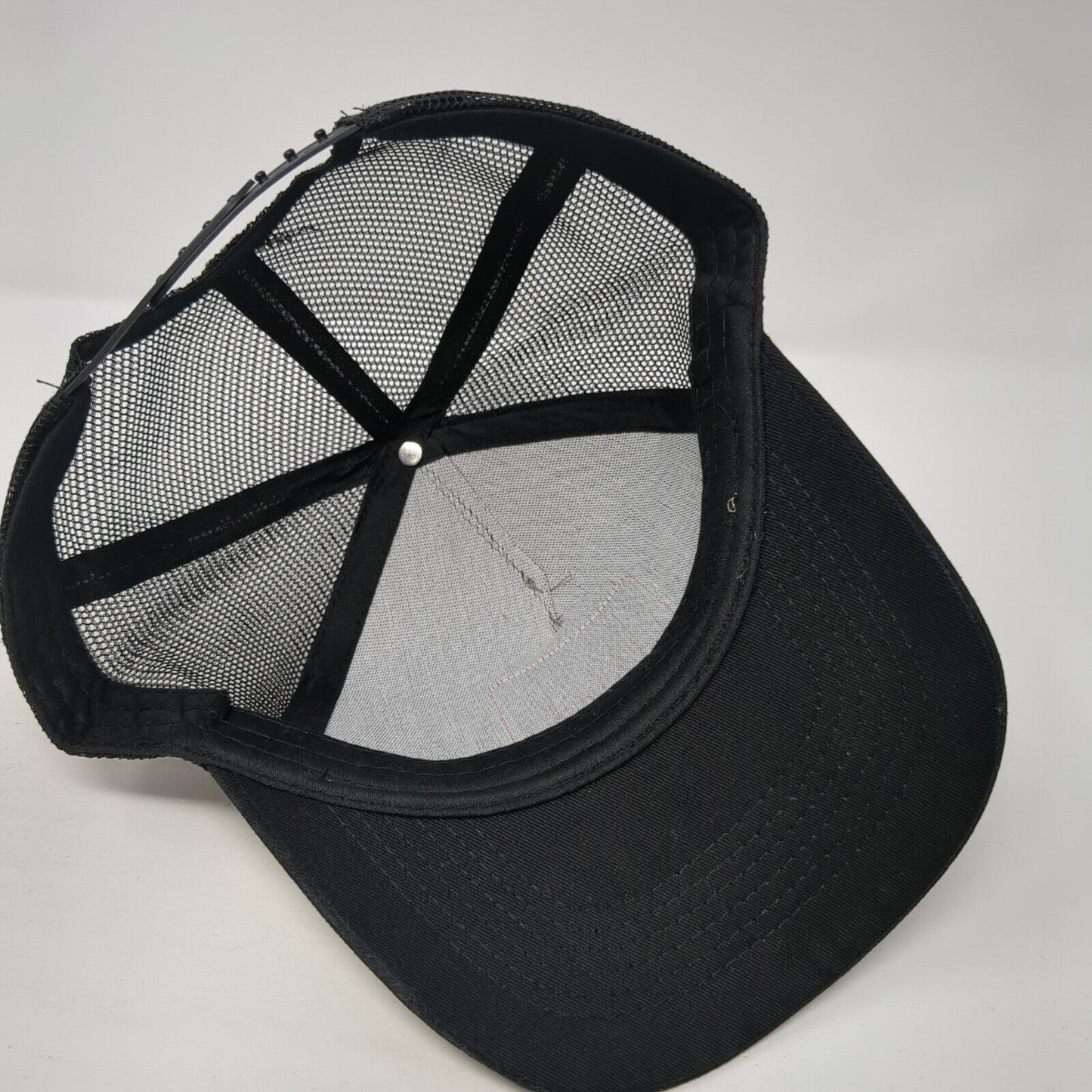 Kauai Hawaii Snapback Trucker Hat Black One Size Adjustable Mesh Back 6 Panel