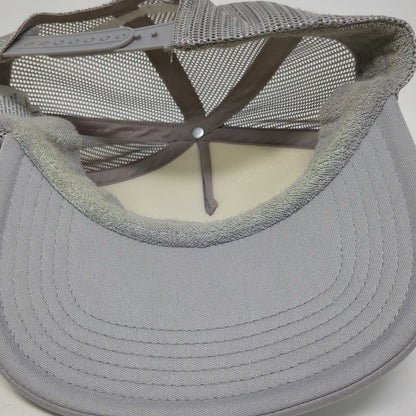 American Eagle Trucker Hat Gray One Size Sunset Eagle Graphic Mesh Foam Snapback