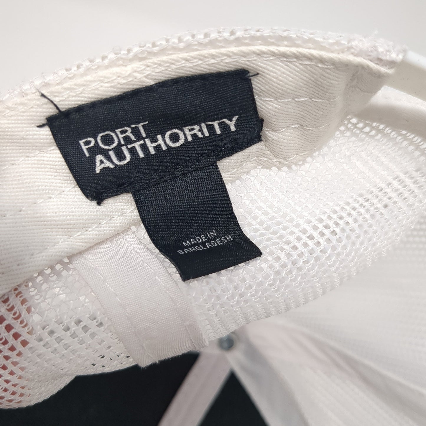 ZOA Energy Trucker Hat Red One Size Adjustable Mesh Back Port Authority