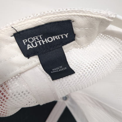 ZOA Energy Trucker Hat Red One Size Adjustable Mesh Back Port Authority