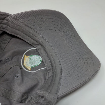 Unbranded Men's Slideback Hat Gray Adjustable Embroidered Together Logo Cotton