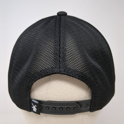 Drink More Coffee Snapback Rope Trucker Hat Black One Size Mesh Back