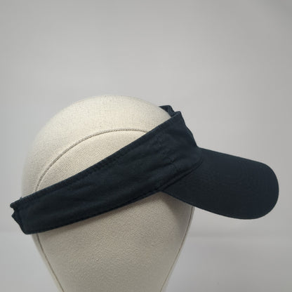 Port & Company Sun Visor Hat Black One Size Adjustable Lightweight Blank