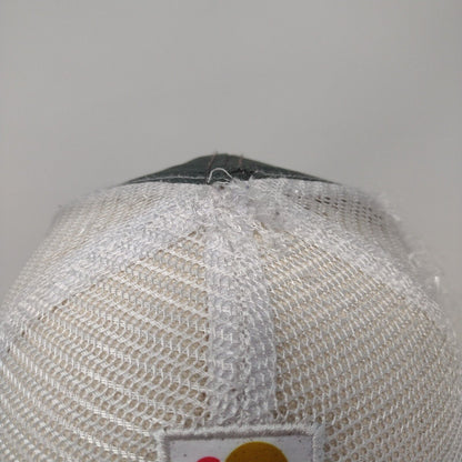 Boco Gear Snapback Trucker Hat Gray OSFA Adjustable Mesh Back Polyester