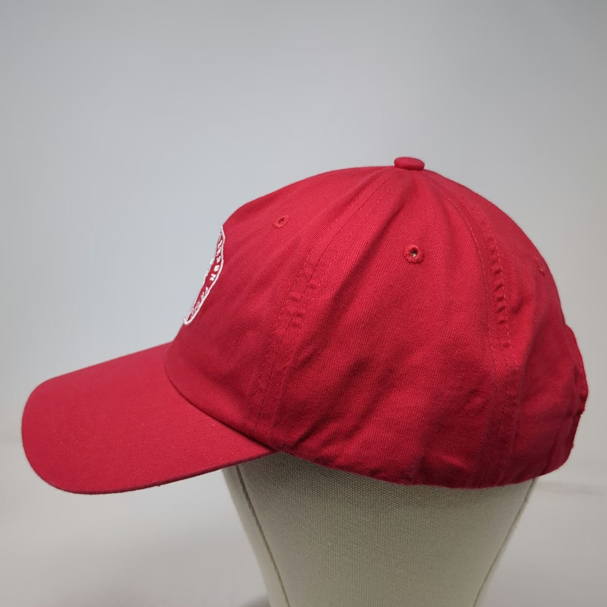 Hit Wayne Sanderson Farms 5 Panel Red Hat One Size Strapback Cotton Chicken Logo