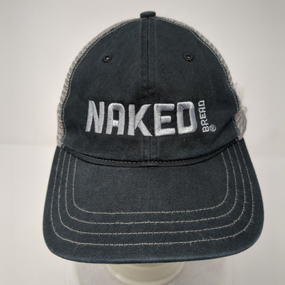 Naked Bread Snapback Trucker Hat Black M/L Mesh Back Embroidered