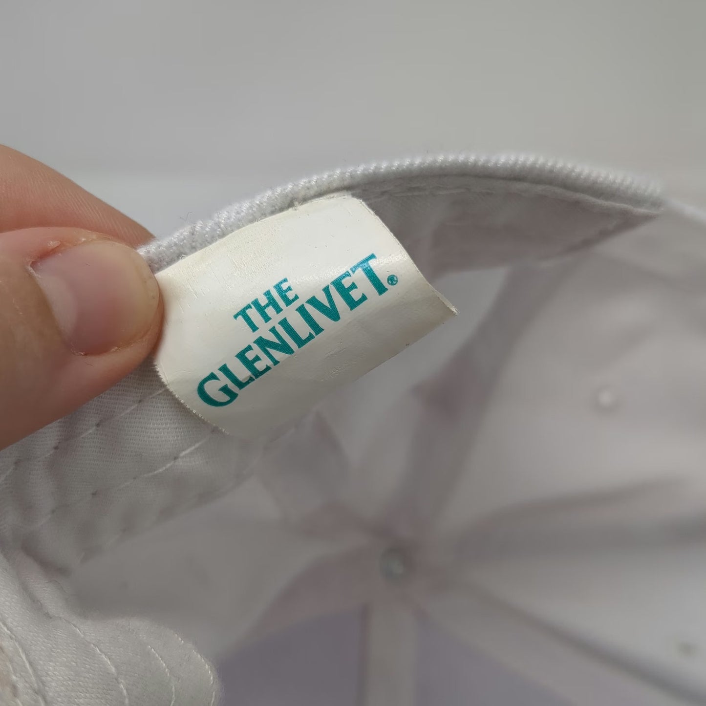The Glenlivet Baseball Cap White One Size Scotch Rocks Snapback Acrylic hat