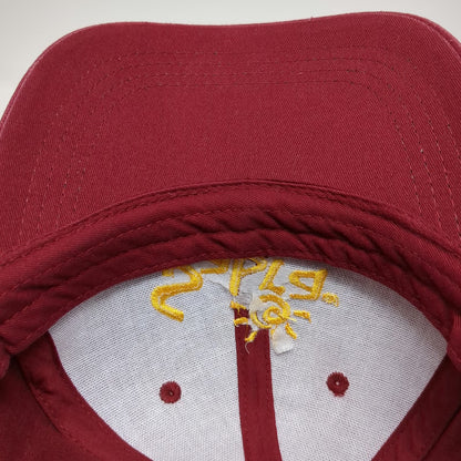 Sabra Logo Baseball Cap Red One Size Strapback Adjustable Cotton Embroidered Hat