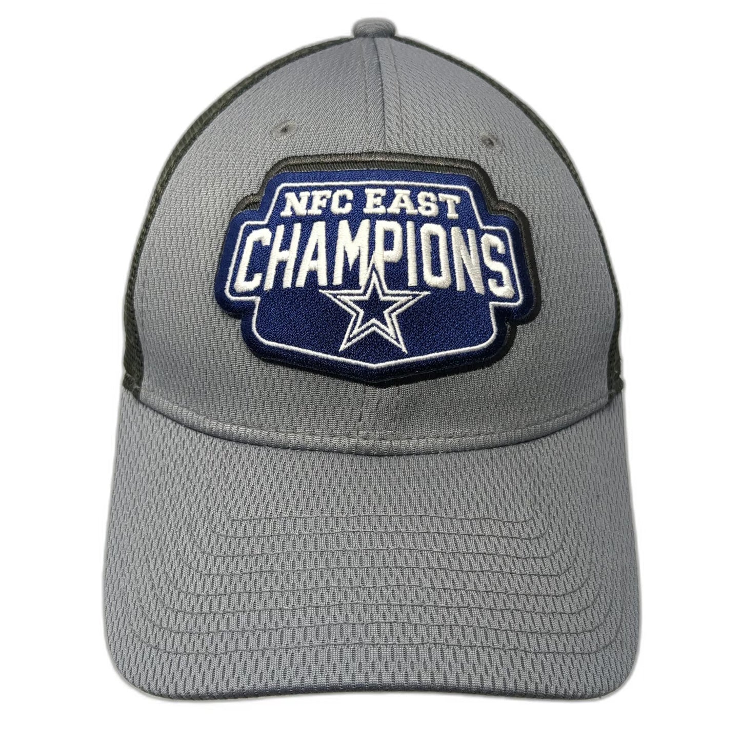 Dallas Cowboys NFL New Era Trucker Hat Gray One Size NFC East Champions Snapback