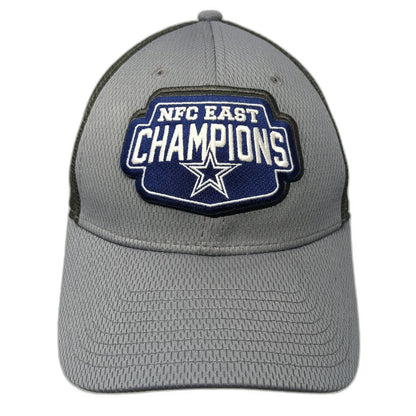 Dallas Cowboys NFL New Era Trucker Hat Gray One Size NFC East Champions Snapback