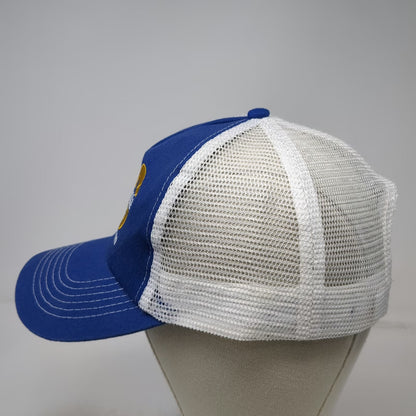 Hit Wear Trucker Hat Blue Gold White One Size M.J. Goss Motor Co 100 Anniversary