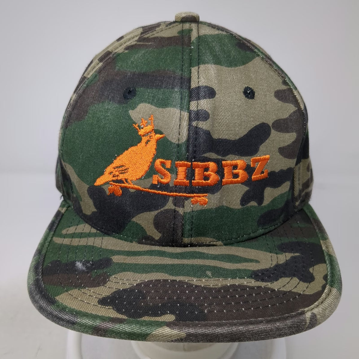 Oh! My GOT Baseball Cap Green Camo One Size SIBBZ Bird Slideback Cotton Hat