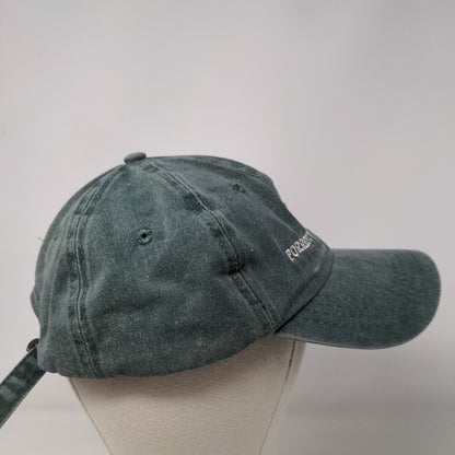 Forrest General Hospital Slideback Hat Green One Size Embroidered Cobra