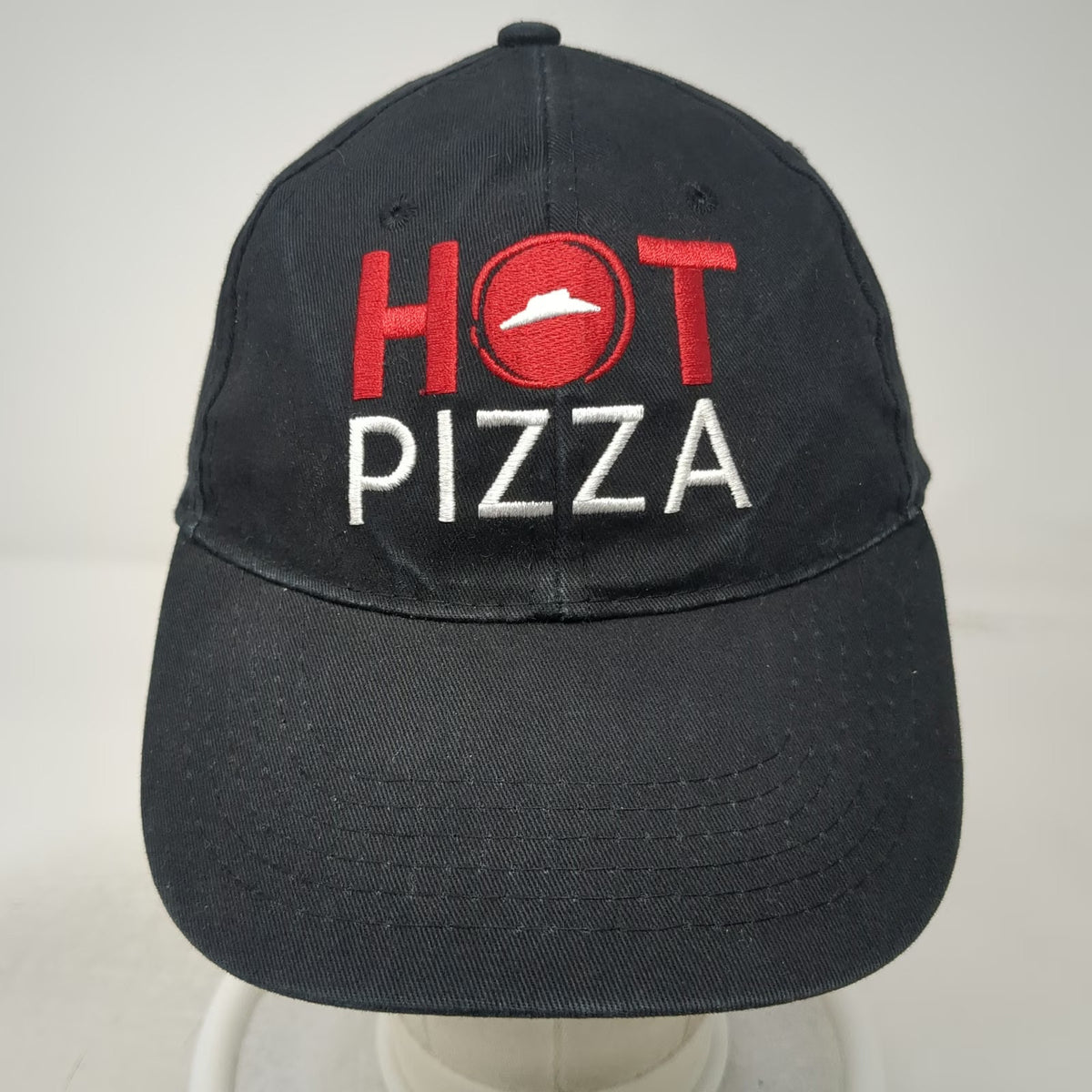 Pizza Hut Hot Pizza Black Baseball Cap One Size Slogan Back Cotton Logo Hat