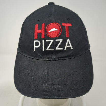 Pizza Hut Hot Pizza Black Baseball Cap One Size Slogan Back Cotton Logo Hat