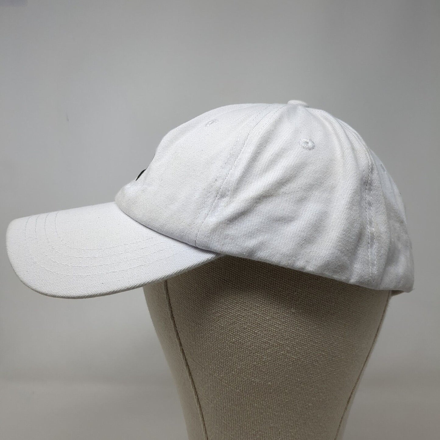 Pawz Slideback Hat White One Size Adjustable Embroidered 6 Panel
