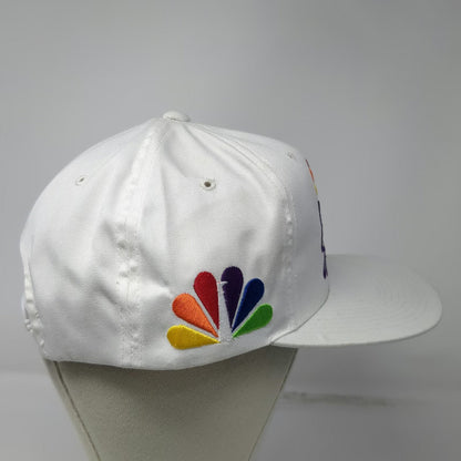 Sports Specialties NBC Sports 5 Panel White Hat Snapback Side Logo Vintage W/Tag