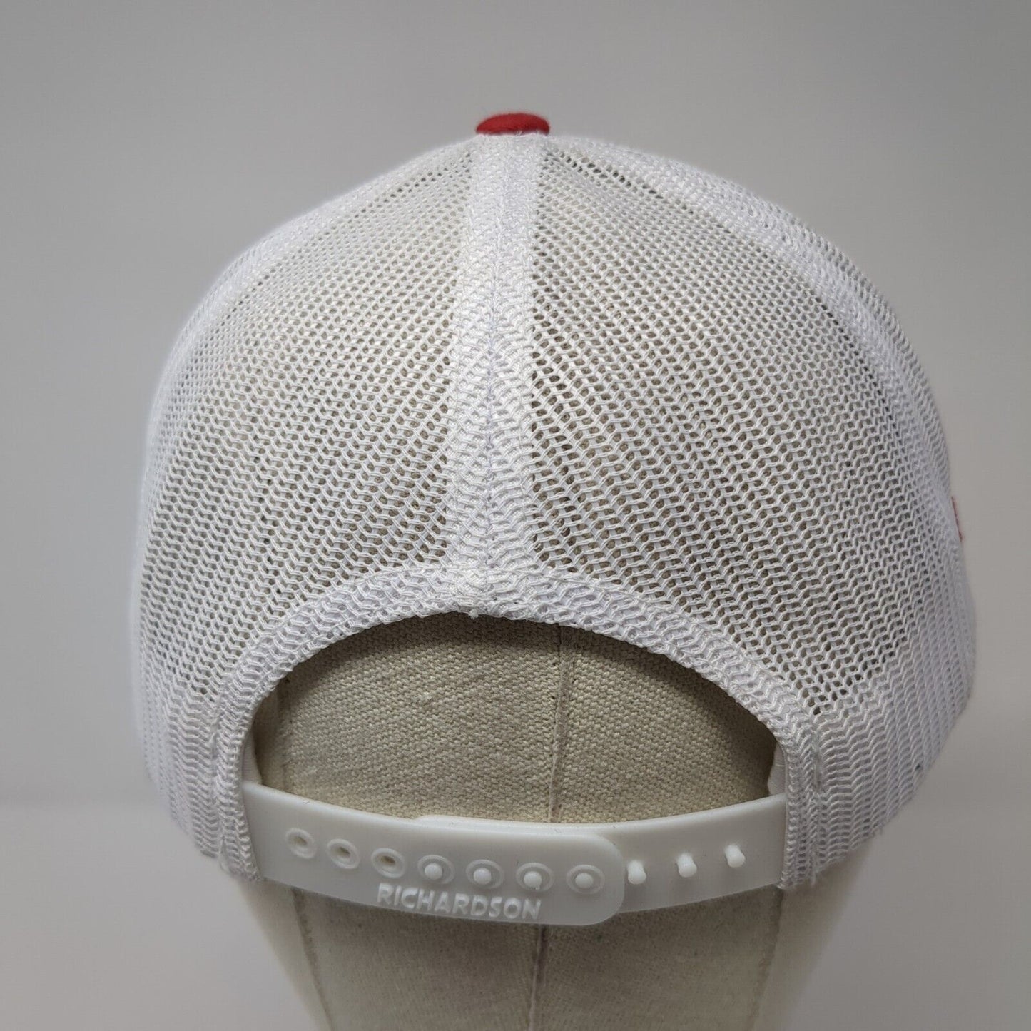 Juniper Hills Country Club 2023 Snapback Trucker Hat Red M/L Mesh Richardson